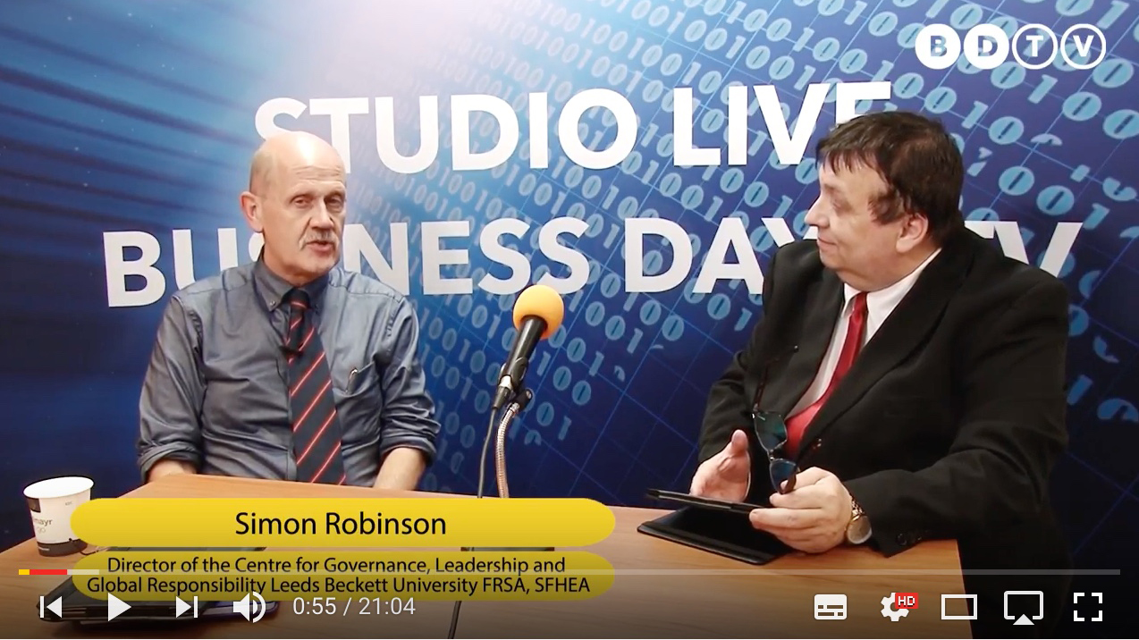 VI Prof Dr Simon Robinson Business Ethics